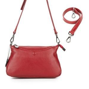 [라일리] Rly 데일리 작은 가방 여자 가죽 메신저백 빨간 숄더백
