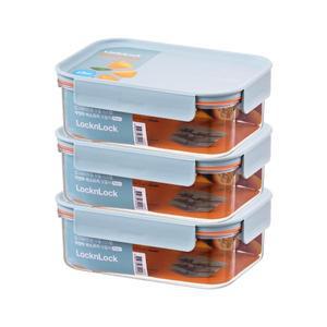 락앤락 비스프리 모듈러 플러스 직사각, 910ml, 3개