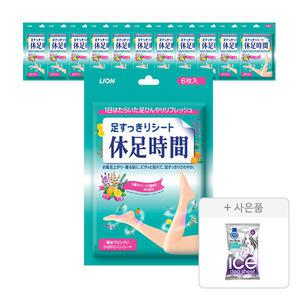 휴족시간 쿨링시트, 6입, 12개 + 증정 (냉감테라피 데오 시트 15매, 1개)