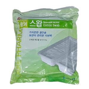 케어팜 케어스왑 지퍼백 160g 국내제조 쓰기편한 알콜솜 대용량