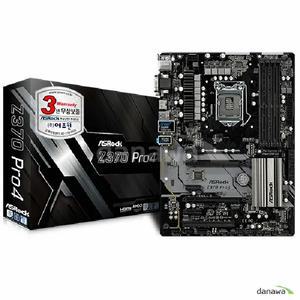 ASRock Z370 PRO4 에즈윈 메인보드 8세대 9세대 백패널 포함 AS1개월