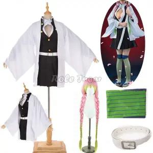 할로윈 코스프레 코스튬 옷 이벤트 의상 애니메이션 악마 슬레이어 칸로지 미츠리 성인 어린이 파티 기모노