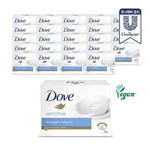 [하프클럽/도브]도브 비누 대용량 센서티브바 135g 24개