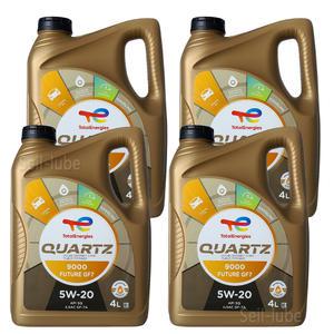 토탈 쿼츠 9000 퓨처 GF7 5W20 4L x 4개 1박스 가솔린 LPG 전용 100% 합성 엔진오일 (SQ 업그레이드 신제품)