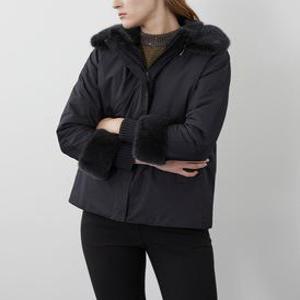 올리비아로렌 / 밍크 퍼 후드 패딩 점퍼 VOPKA3WA231 / 애플아울렛 ( 블랙 )