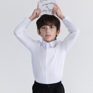 블루콩 아동 긴팔 흰색 셔츠