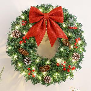 TLB LED 크리스마스 리스 가랜드 벽장식 40/60cm