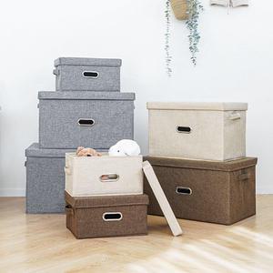 접이식 패브릭 리빙박스A 의류보관함 소형 4color