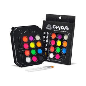 쉴드 그리다 페이스 페인팅 12색 (형광/나이트팩) 분장 물감 어린이 미술 재료