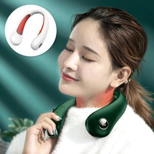 온열넥밴드 넥워머 히터 전기 충전식 온도조절형 휴대용 목난로 USB 목찜질 발열 온열기 목걸이형 난방