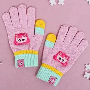 [오키즈]캐치티니핑 니트손가락장갑-하츄핑 베이직 DS0637 (R0494)