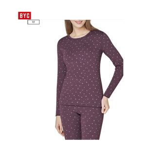 BYC베이직건강기모나염여상하 여자내의셋트 실내복 신축성DAF6544 6521