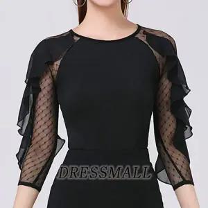 [드레스몰] 왈츠 댄스 탑 챠챠 밸리 라인 줌바 챠밍 댄스복 드레스몰