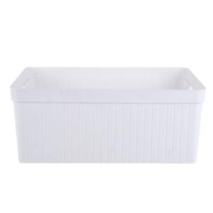 플라스틱바구니 35x25x14cm 수납박스 펜트리 정리함