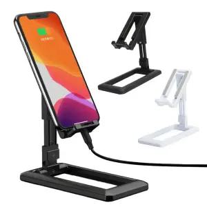 탁상용 핸드폰거치대 높이조절 접이식 IY-PHONEHD1