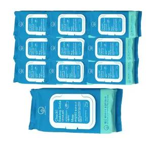 선우랜드 체크 베이킹소다 물걸레청소포 대형 25매(캡)X10팩