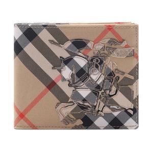 [버버리](마산점) 24FW 남성 EKD 체크 반지갑 (8097588 SAND 24F)