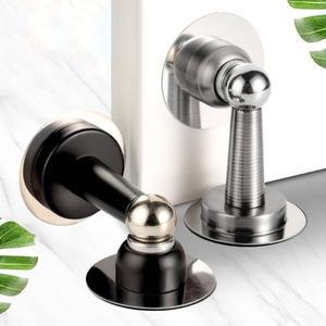 [기타]자석 스토퍼 무타공 접착 식스 현관문 마그네틱 도어 생활 용품 문닫힘 방지 문고정