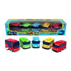 꼬마버스타요5P세트 풀백카 태엽완구 타요친구들