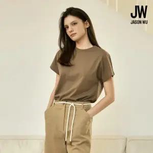 제이슨우 에센셜 코튼100% 실켓 티블라우스 6종 (여성티셔츠)