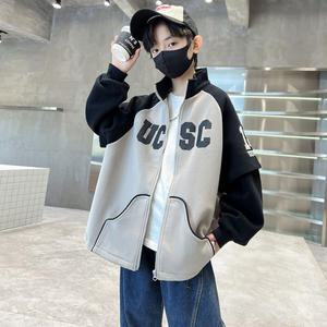 아동복 남아 주니어 야구점퍼 초등학생 잠바 간절기 봄가을 1583