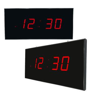 대형 디지털 벽시계 방수 방습 LED 전자 무소음 벽걸이시계 목욕탕 수영장 헬스장 공장 찜질방 D4001