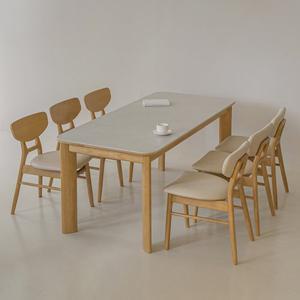 [아이엔지홈]알베로 세라믹 원목 식탁 1600 2colors