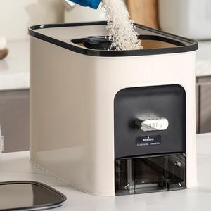 노빌리움 원터치 대용량 쌀통 10kg 쌀보관함 잡곡통 쌀독