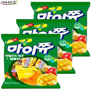 마이쮸 캔털루프멜론+애플망고(70봉입)284g x 3  까이소