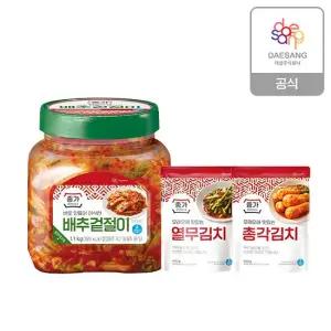 종가 배추겉절이1.1kg + 열무김치400g + 총각김치400g