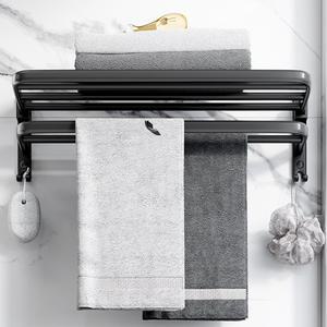 접이식 무타공 욕실 수건걸이 욕실걸이 선반