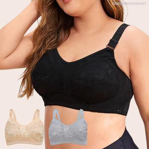 이너퀸 프리수 여성용 빅사이즈 80D~110D 노와이어 D컵 플라워 부직포 패드 홑겹 시원한 매쉬 망사 4후크 8338D브라