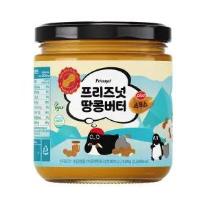 프리즈넛 플러스 100% 피넛버터 스무스 땅콩잼 430g
