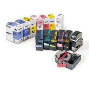 EPSON 라벨 테이프 9mm/카트리지 사무용 가정용 다용도 컬러 프린터 라벨링 출력 스티커 라벨기 프린팅