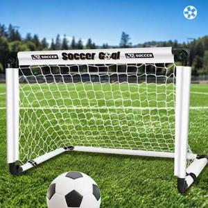 초간편 접이식 축구골대 이동식 화이트 90cm 미니골대 축구 풋살 공놀이 게임 캠핑 다용도 골대