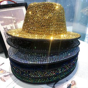 큐빅 스팽글 반짝이 페도라 장기자랑 중절모 공연 트로트