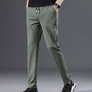 [기타]간절기 남성 캐주얼 일자 트레이닝 팬츠 밴딩 바지 기모바지