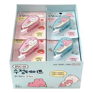 20개 조선문방구 순덕이수정테이프 1박스