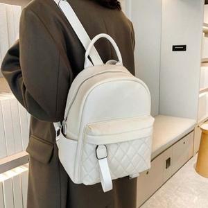 여성 작은 백팩 대학생가방 직장인 가벼운백백 화이트