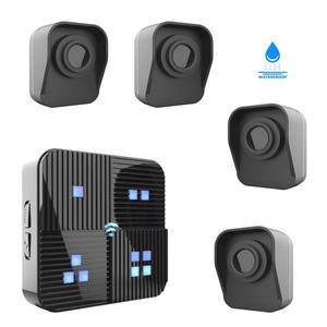 무선 진입로 경보 IP65 방수 PIR 모션 센서 감지기  800 미터 범위 보안 경고 시스템