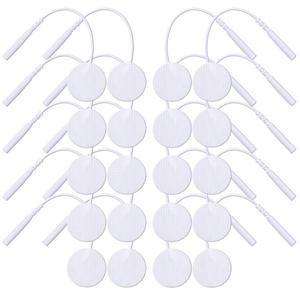 테라피 자기 접착 교체 전극 패드 전기 디지털 기계 치료를위한 전도성 젤 근육 자극기 마사지 스티커