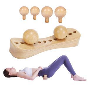 전신 안마 장요근 코어 마사지스틱 주무르기 옥스틱 가정용 원목 마사지기