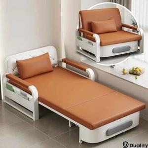 강추신형 접이식 1인용 2인용 인테리어 수납 가죽 침대겸소파 슬라이딩 북유럽 침실