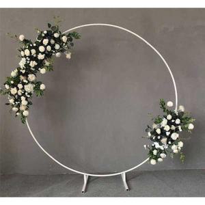 아치 프레임 철제 골드 스탠드 골드 원형 풍선 1m 사각 골드 튜브 지름 웨딩홀 금속 지름 아치나무 넝쿨 1m 장 인공 플라워 원형 튜브