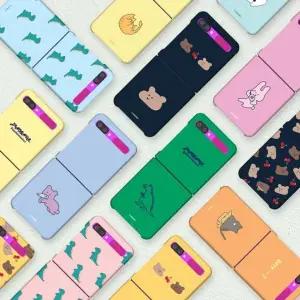 엠픽 캐릭터 5종 Z플립 무광 슬림 케이스 플립7