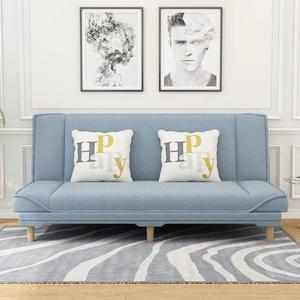 소파베드 패브릭 변신 수납 대형 주황 가능 물결무늬 4인용 좌식 원룸 원목 카페