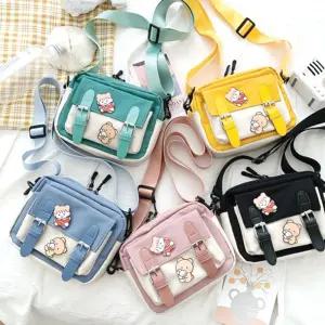 브로치 크로스백 에코백/어린이백/아동백/외출용/여행용/데일리/귀여운/보조/핸드폰/캐릭터/가방/어린이