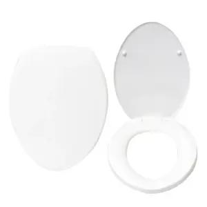 하드 변기커버 변기 카바 뚜껑 시트 - 화이트 대형/교체용/양변기/좌변기/커버/교체/가정/용/업소/학교