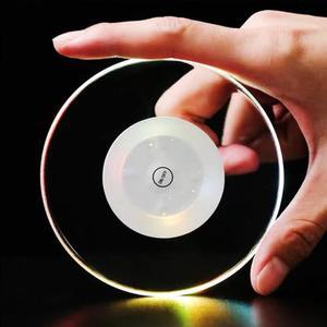 홈파티 컵받침 LED 불빛 술잔 코스터 식탁위 귀여운