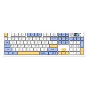 [롯데백화점]터치플래닛 앱코 AS104 유무선 블루투스 사무용 키보드, 조약돌 슈팅스타축